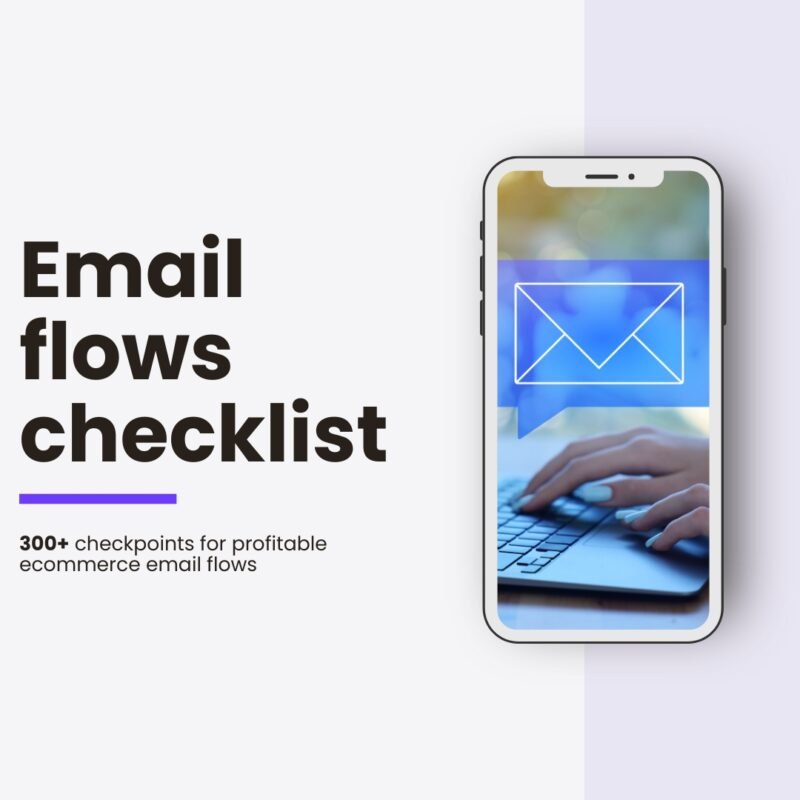 Ecommerce Email Flows Checklist