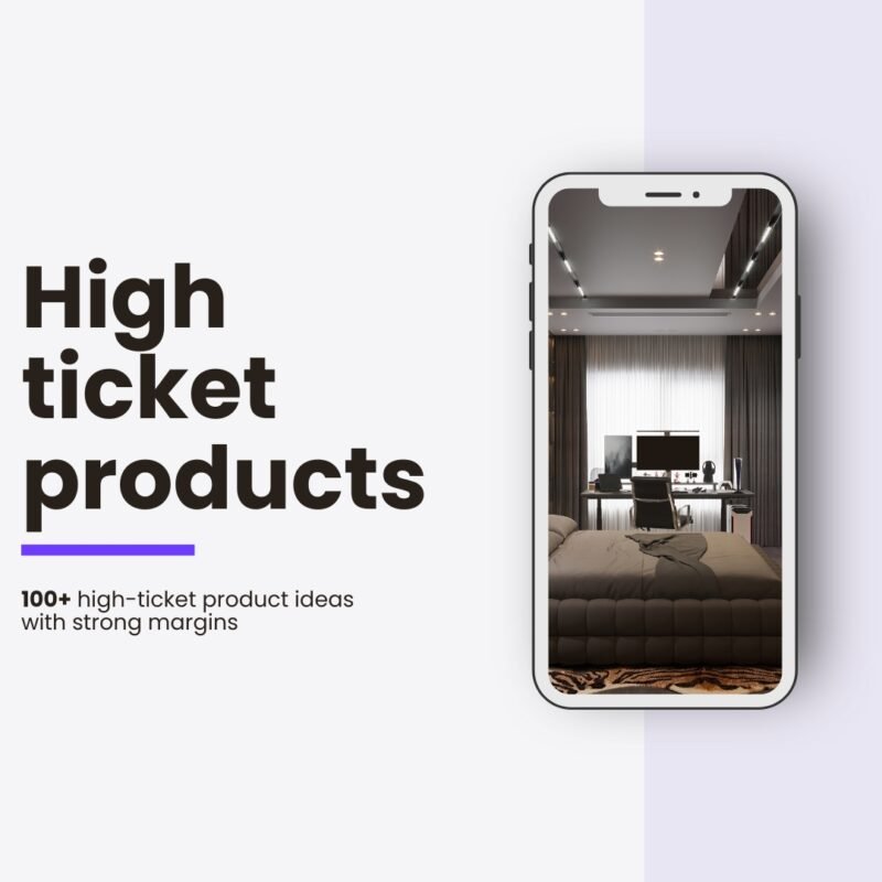 High-Ticket Product Ideas for Ecommerce