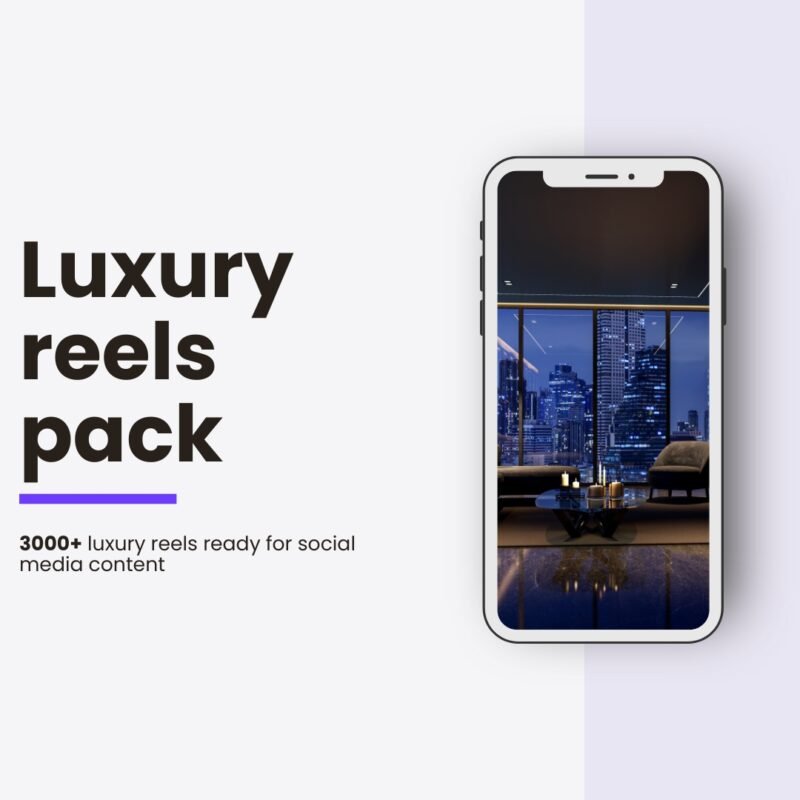Luxury Reels Pack for Social Media