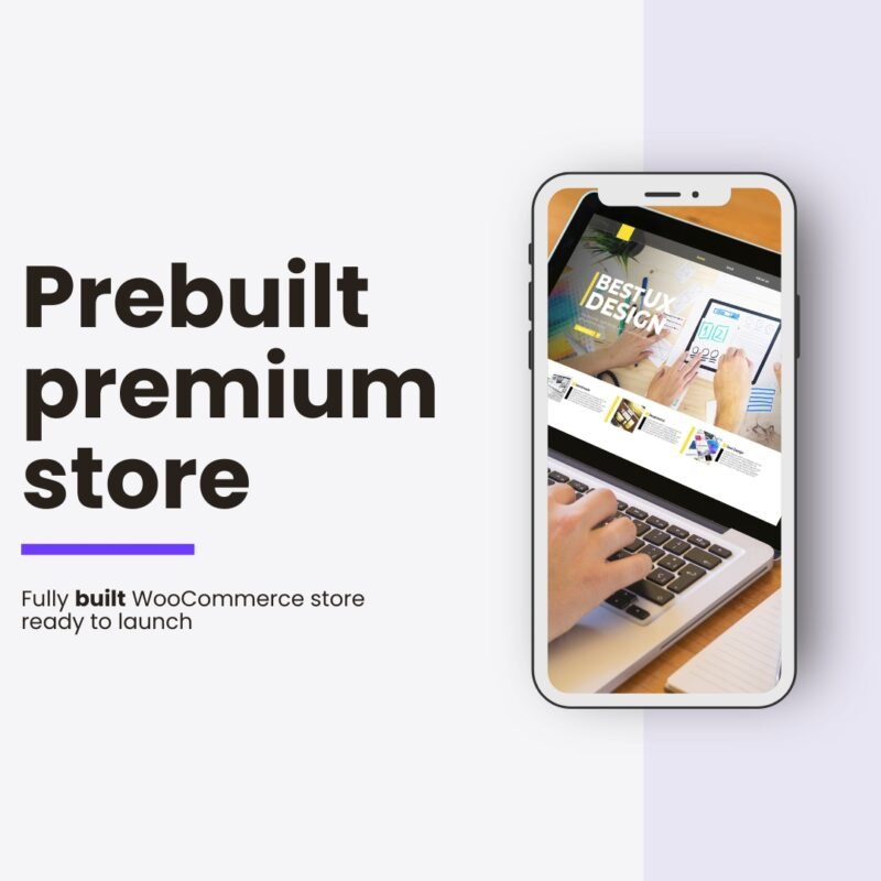Pre-built Premium WooCommerce Store